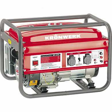 Генератор бензиновый KB 2500, 2,4 кВт, 220В/50Гц, 15 л, ручной старт KRONWERK (арт. 94691) купить в интернет-магазине ТОО Снабжающая компания от 185 612 T, а также и другие Генераторы на сайте dulat.kz оптом и в розницу