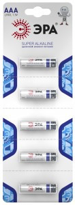 ЭРА LR03-5BL Super Alkaline Strip (60/600/21000) 4121 (арт. 660654) купить в интернет-магазине ТОО Снабжающая компания от 392 T, а также и другие R03/AAA 286 батарейки (мизинчиковые) на сайте dulat.kz оптом и в розницу