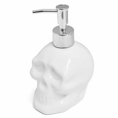 Диспенсер для мыла керамический Skully белый (арт. 26751)