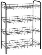 Подставка для обуви Metaltex, 4 яруса, 64х26х80см, черная, 36.55.04-038 (арт. 637648)