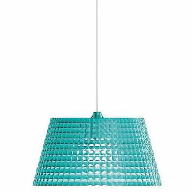 Подвесной светильник Tiffany l голубой (арт. 03690081)