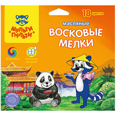 Мелки масляные Мульти-Пульти "Енот в Китае", 18цв., шестигранные, картон, европодвес (арт. OC_10469) купить в интернет-магазине ТОО Снабжающая компания от 1 372 T, а также и другие Мелки и карандаши восковые на сайте dulat.kz оптом и в розницу Мелки масляные Мульти-Пульти "Енот в Китае", 18цв., шестигранные, картон, европодвес (арт. OC_10469) купить в интернет-магазине ТОО Снабжающая компания от 1 372 T, а также и другие Мелки и карандаши восковые на сайте dulat.kz оптом и в розницу
