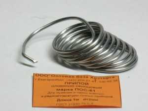 Припой Пос-61 D=2Мм 1М 25-26Гр (арт. 6739) купить в интернет-магазине ТОО Снабжающая компания от 1 225 T, а также и другие Паяльная химия на сайте dulat.kz оптом и в розницу