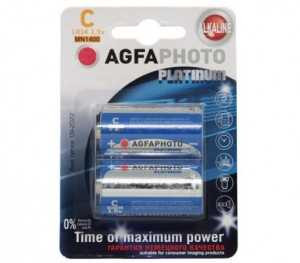 Батарейка Agfaphoto Platinum Lr14/343 Bl2 (арт. 555916)