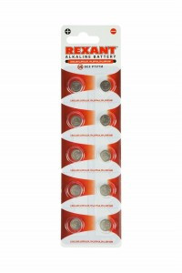 Э/п REXANT G9 (394), LR936, LR45 BL10, 30-1032 (арт. 608396) купить в интернет-магазине ТОО Снабжающая компания от 98 T, а также и другие Батарейки для часов на сайте dulat.kz оптом и в розницу