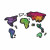 Скретч карта мира Travel map magnetic world (арт. MG) купить в интернет-магазине ТОО Снабжающая компания от 13 916 T, а также и другие Дом на сайте dulat.kz оптом и в розницу