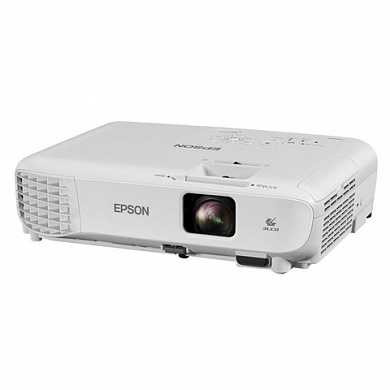 Проектор EPSON EB-W05, LCD, 1280x800, 16:10, 3300 лм, 15000:1, 2,5 кг, V11H840040 (арт. 354028)