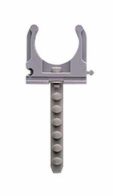 Скоба-держатель для металлопластиковых труб, в комплекте с дюбелем, 32 мм, 4 шт, ЗУБР (арт. 4-44956-32)