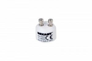 Переходник цокольный GU10-GU5,3 REXANT цена за шт (40), 11-8845 (арт. 610730) купить в интернет-магазине ТОО Снабжающая компания от 1 225 T, а также и другие Патроны на сайте dulat.kz оптом и в розницу