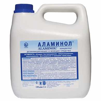 Средство дезинфицирующее 3 л, АЛАМИНОЛ, концентрат (арт. 601595) купить в интернет-магазине ТОО Снабжающая компания от 14 847 T, а также и другие Средства для дезинфекции, антисептики на сайте dulat.kz оптом и в розницу