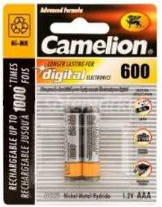 Аккумулятор Camelion R03 600Mah Ni-Mh Bl2 (арт. 327382)
