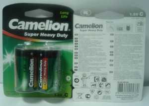 Батарейка Camelion Heavy Duty Green R14/343 Bl2 (арт. 3806)