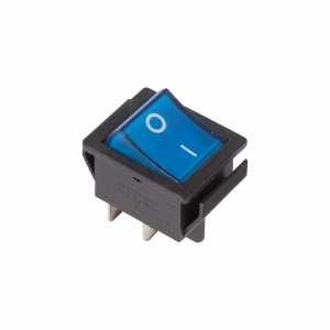 Выключатель клавишный Rexant 250В 16А (4с) "ON-OFF", синий , с подсветкой, (RWB-502, SC-767, IRS-201-1), 36-2331 (арт. 608596)