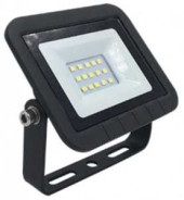 Прожектор светодиодный Ecola 10W 2800K, 100x80x26мм, тонкий, черный, IP65, JPBW10ELB (арт. 645864)