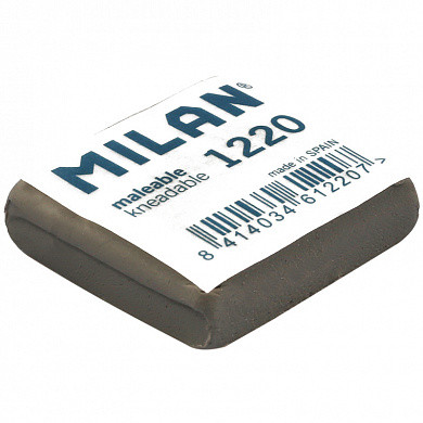Ластик-клячка Milan "Malleable 1220", невулканизированный каучук, 37*28*10мм (арт. CCM1220)