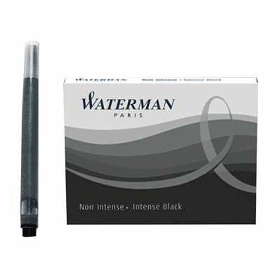 Картриджи чернильные WATERMAN, комплект 8 штук, черные, S0110850 (арт. 141979) купить в интернет-магазине ТОО Снабжающая компания от 3 430 T, а также и другие Чернила и картриджи для перьевых ручек на сайте dulat.kz оптом и в розницу