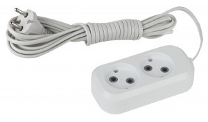 ЭРА удлинитель ШВВП 2x0.75 2 роз. 1.5м 6A (корпус ABS-пластик) UX-2-1,5m 2981 (арт. 650639) купить в интернет-магазине ТОО Снабжающая компания от 1 274 T, а также и другие Сетевые удлинители на сайте dulat.kz оптом и в розницу
