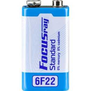 Батарейка Focusray STANDARD 6F22 S1 (арт. 622643) купить в интернет-магазине ТОО Снабжающая компания от 490 T, а также и другие 6F22 батарейки (крона) на сайте dulat.kz оптом и в розницу
