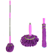 Швабра для пола Spin Mop 360, с системой отжима, рукоятка 120 см