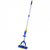 Швабра-бабочка складыв. OfficeClean "Professional" мет.телеск.ручка, насадка микрофибра/спонж, 26см (арт. 266776)