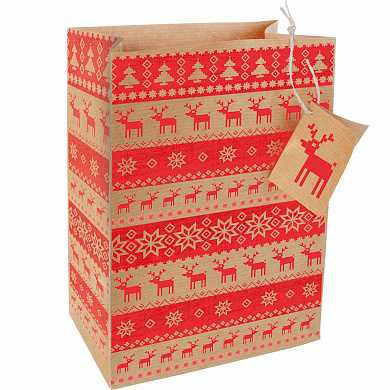 Сумка картонная декоративная Magic christmas (арт. 007959) купить в интернет-магазине ТОО Снабжающая компания от 2 205 T, а также и другие Сезонные подарки на сайте dulat.kz оптом и в розницу