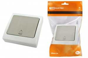 Кнопка звонка TDM Вуокса СУ, 1 клавиша, 6А, белый, IP54, SQ1803-0106 (арт. 555259) купить в интернет-магазине ТОО Снабжающая компания от 2 401 T, а также и другие Кнопки для звонков на сайте dulat.kz оптом и в розницу