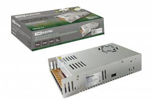 TDM Блок питания 360Вт-12В-IP20 для светодиодных лент и модулей, металл, с вентилятором SQ0331-0135 (арт. 661577)