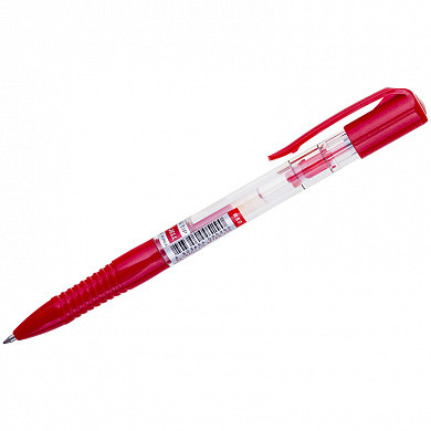 Ручка гелевая автоматическая Crown "Auto Jell" красная, 0,7мм AJ-3000N (арт. AJ-3000N)