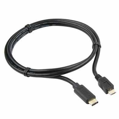 Кабель Type-C-MicroUSB 2.0, 1 м, CABLEXPERT, для подключения портативных устройств и периферии, CCP-USB2-mBMCM-1M, CCP-USB2mBMCM1М (арт. 512362) купить в интернет-магазине ТОО Снабжающая компания от 4 606 T, а также и другие USB шнуры, концентраторы на сайте dulat.kz оптом и в розницу