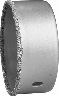 Коронка-чашка ЗУБР "ЭКСПЕРТ" с карбид-вольфрамовой крошкой, высота 25мм, 64мм (арт. 33361-064)