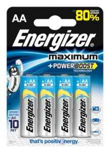 Батарейка Energizer Maximum Lr6/316 Bl4 (арт. 45431) купить в интернет-магазине ТОО Снабжающая компания от 931 T, а также и другие R6/AA 316 батарейки (пальчиковые) на сайте dulat.kz оптом и в розницу