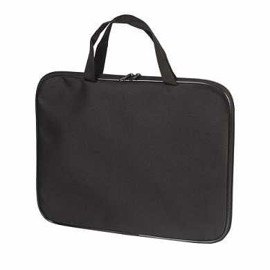 Папка на молнии с ручками А4, черная, 350х270 мм, 221433 (арт. 221433) купить в интернет-магазине ТОО Снабжающая компания от 2 303 T, а также и другие Папки и портфели пластиковые на сайте dulat.kz оптом и в розницу