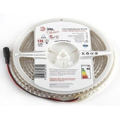 ЭРА Лента св/д 12V 9.6W/m 120Led/m IP68 Холодный белый 5м (герм.) SMD3528 LS3528-120LED-IP68-W, ECO (арт. 485434)