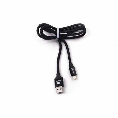 Кабель Harper BRCH-510 Black USB(A) - Lightning (iPhone 5/6/7), 1м, черный (арт. 618448)