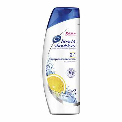Шампунь+бальзам-ополаскиватель 400 мл, HEAD & SHOULDERS (Хэд энд Шолдерс) "Цитрусовая свежесть", от перхоти, HS-81631382 (арт. 604843) купить в интернет-магазине ТОО Снабжающая компания от 5 537 T, а также и другие Шампуни на сайте dulat.kz оптом и в розницу