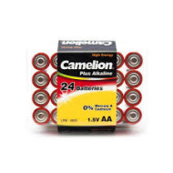 БАТАРЕЙКА, CAMELION, LR6-PB24, PLUS ALKALINE, AA, 1.5V, 2800 MAH, 24 ШТ., ПЛАСТИКОВЫЙ КЕЙС