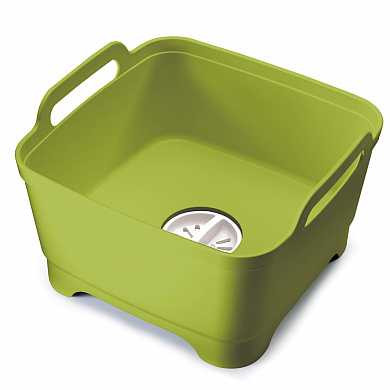 Контейнер для мытья посуды Wash&drain™ зеленый (арт. 85059)