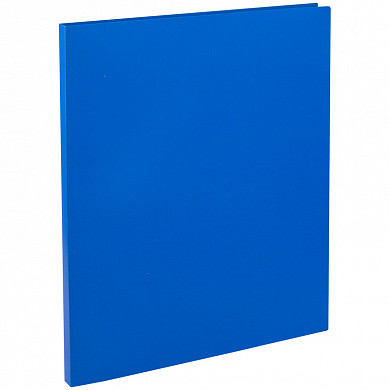 Папка с зажимом OfficeSpace, 15мм, 500мкм, синяя (арт. FC2_308)